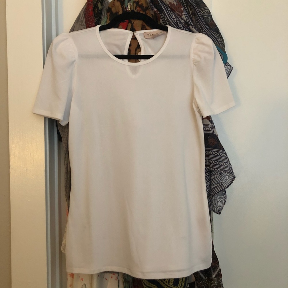 Philosophy white shirt